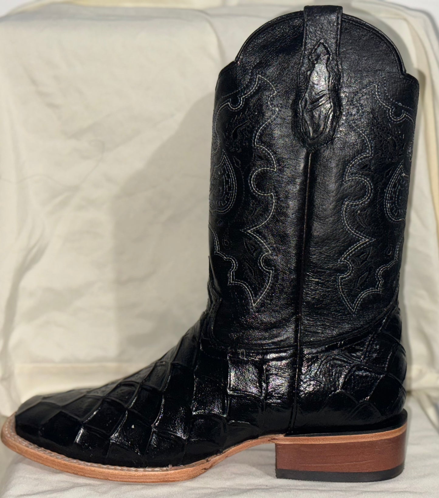 Midnight black rodeo boots