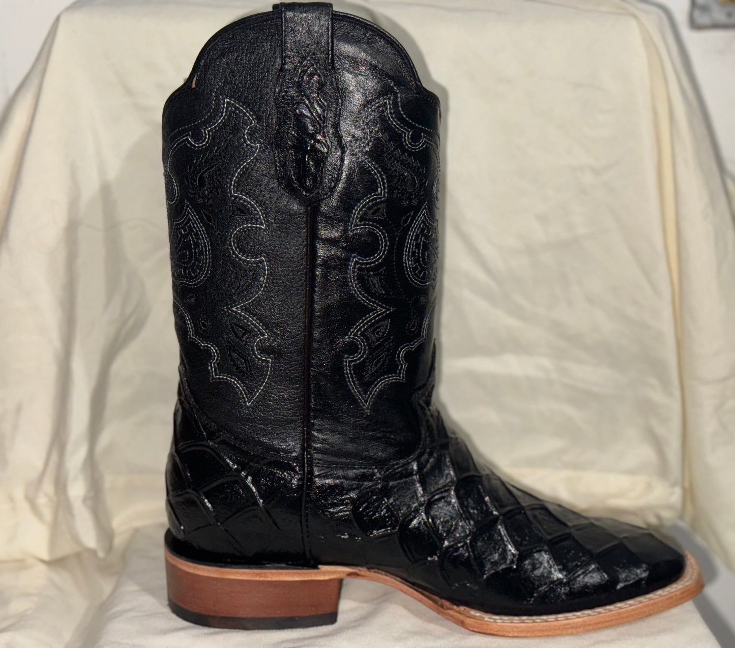 Midnight black rodeo boots