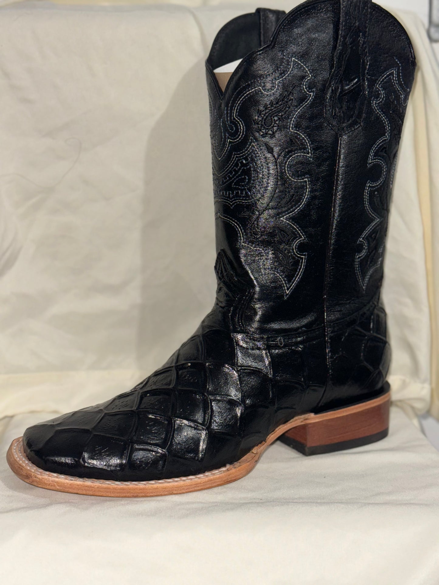 Midnight black rodeo boots