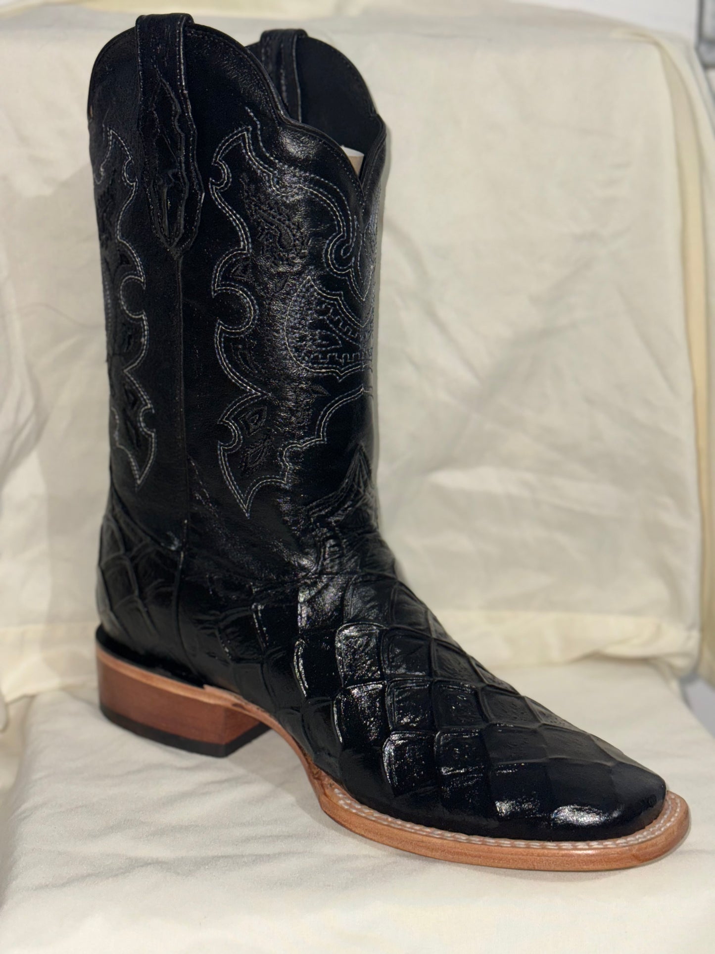 Midnight black rodeo boots