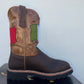 Mexican Flag Water Proof Work Boot